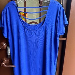 Kavu Cozumel shirt in Illusion (royal blue). Size L. NWT